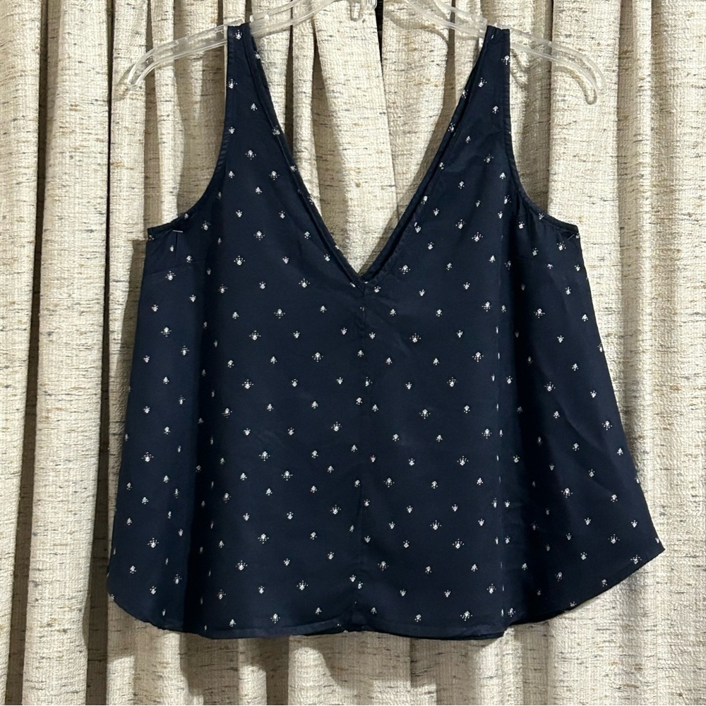 O'Neill V-Neck Cropped Swing Tank Top